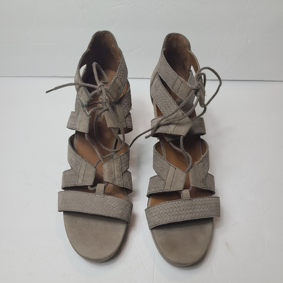 NEW PAUL GREEN Hana heels booties lace-up sandals - Picture 2 of 10